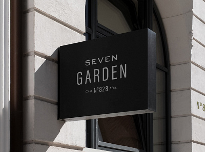 Seven Garden 7 branding bulding design graphic design illustration logo