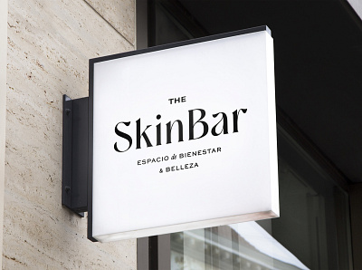 The Skin Bar beauty logo branding design graphic design illustration skin skin care typography