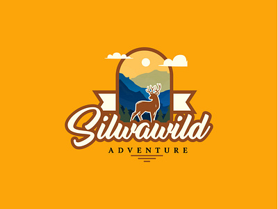 SILWAWILD logo creative design logo logo design logo design branding logodesign retro vintage