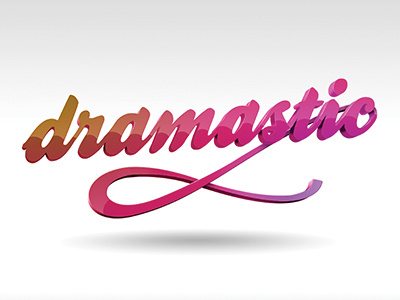 Dramastic 3d bright rainbow type