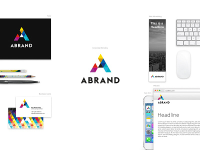 Logo Design & Brand Exploration across different media 1/2 advertisement brand branding business card corporate design flyer icon logo website