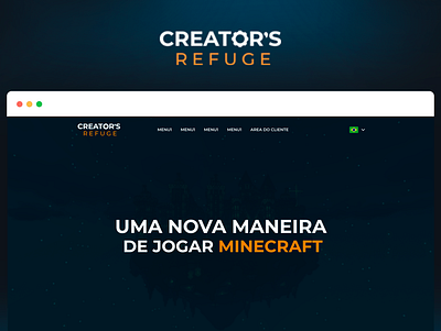 Creator's Refuge app design illustration logo site ui ux website