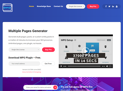 The Multiple Pages Generator Plugin is perfect for creating an u branding design illustration marketing plugin plugin free web plugins typography vector web website wordpress wordpress plugins