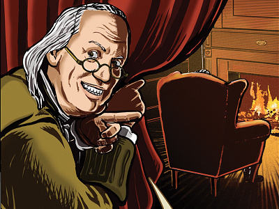 Benjamin Franklin's The Way To Wealth: Intro – p.11 american history comics graphic novel illustration m benjamin franklin success