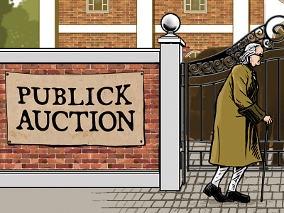 Benjamin Franklin's The Way To Wealth: Intro – p. 9 adobe illustrator adobe photoshop american history benjamin franklin comics graphic novel illustration success