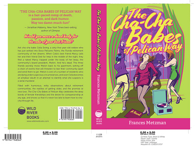 Cha-Cha Babes Of Pelican Way cover adobe illustrator book cover novel wild river books