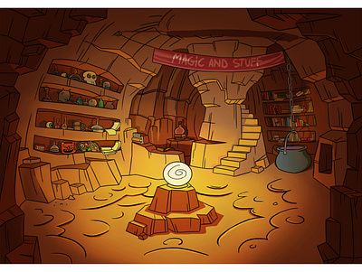 dribble cave caves magic store