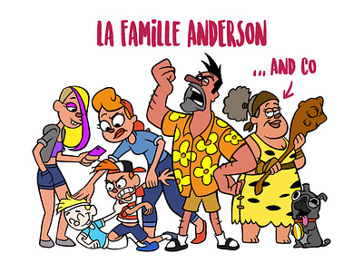 tv show characters cartoon characterart characterdesign characters digitalart digitaldrawing drawing family illustration island lost stranded tvshow