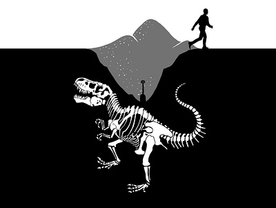 Don't give up art artwork conceptart design digitalart digitaldrawing dinosaur dontquit drawing illustration
