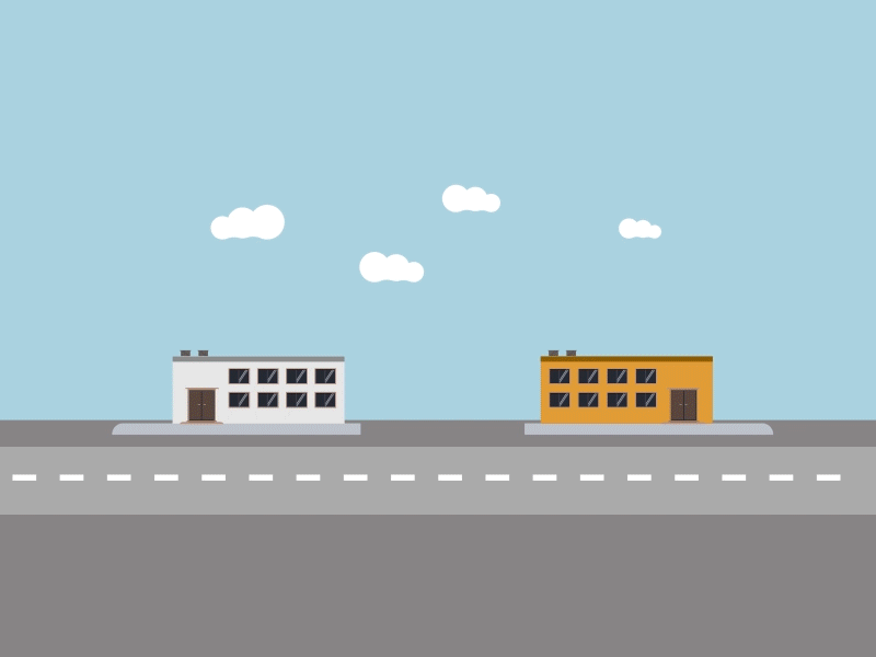 Mergers and Acquisitions animation building gif illustration merge