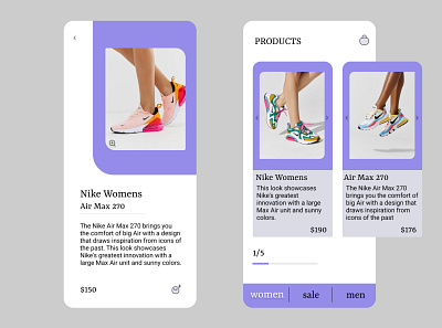 Nike app app branding flat icon illustrator minimal mobile typography ui ux vector