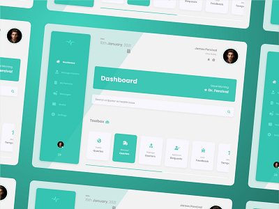 Admin Dashboard For A Medical Query Website graphic design ui