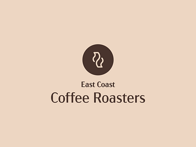 East Coast Coffee Roasters logo ceoncept by Daniel Maul on Dribbble