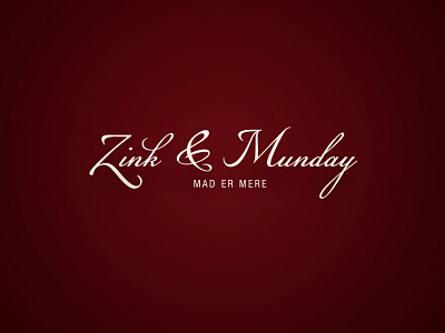 Zink & Munday logo catering food logo