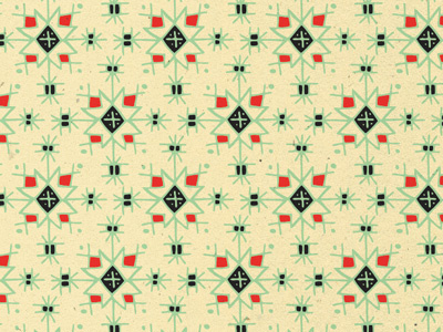 Christmas christmas card folk art pattern snowflakes