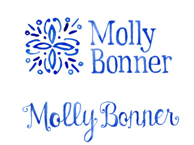 Molly Bonner, Therapist branding logo therapist