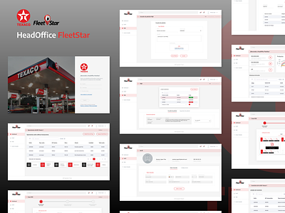Desktop platform for managing fuel stations branding dashboard typography ui design usability ux design web design