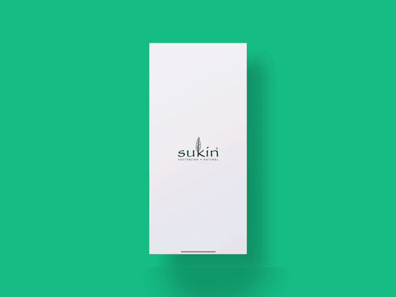 Skincare Mobile App Interaction app design minimal product design productdesign typography ui ux