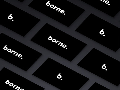 Borne Digital Rebrand branding design design agency logo minimal mobile app design typogaphy
