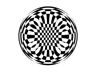 Hypno Loop after effects animation black blackandwhite check chess circle hypnosis hypnotic kaleidoscope loop motion motion graphics weird white