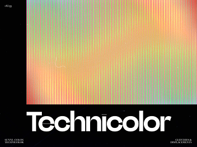 TECHNICOLOR // G&D08 after effects animation colorful gradients motion motion graphics music type typography