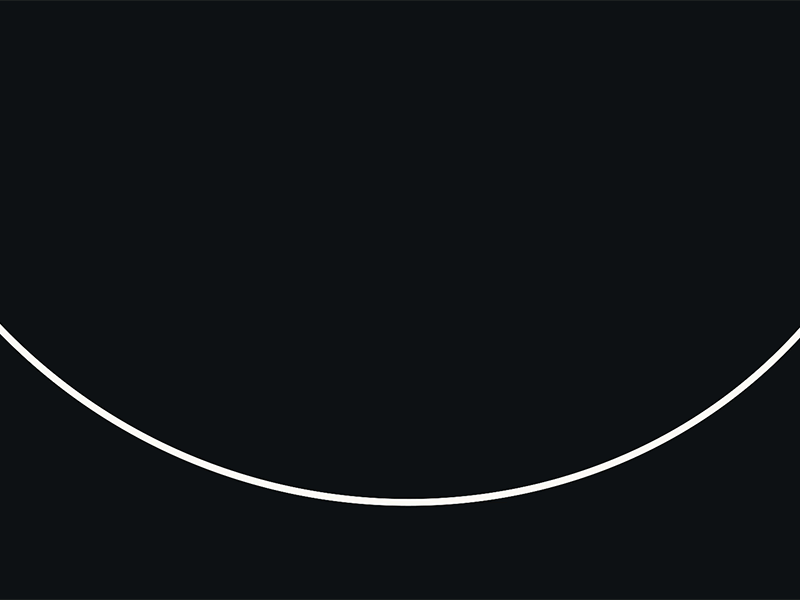 Enthusiastic smile animation circle flat fluids minimal orange simple smile