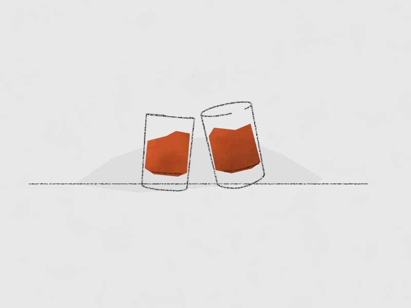 Walnut brandy animation brandy illustration liquid liquor loop motion graphics rakija