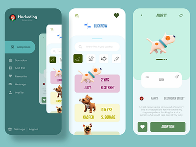 Pet Adoption App Concept