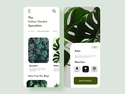 Plant App UI Concept app art buy concept design inspiration landing page mockup plant sell ui ui design ui inspiration ux ux design web ui website website ui wireframe