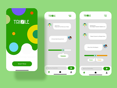 Tripple Investment Solutions app art concept design inspiration invest investment management mockup money ui ui design ux ux design web design web ui wireframe