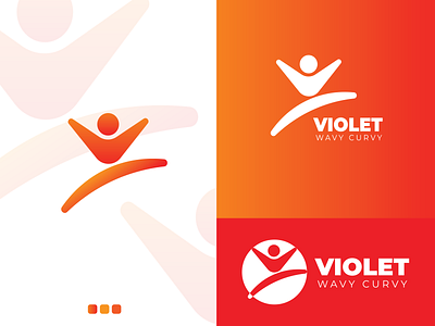 Violet Logo Concept app art branding design icon illustration logo minimalism ui vector web