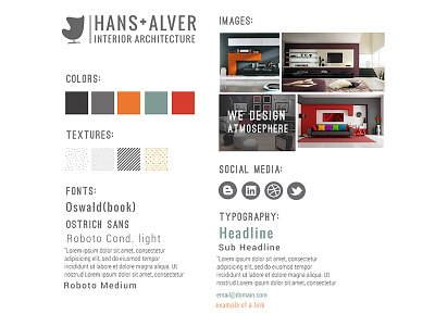 Hans+Alver Style Tile graphic design style tile web design