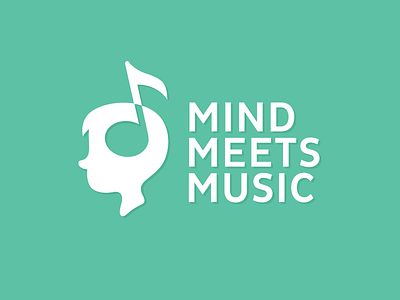 Mind Meets Music dfgblitz2014 education icon logo music music note silhouette vector