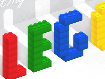 Lego Dreams illustration legos swsed typography