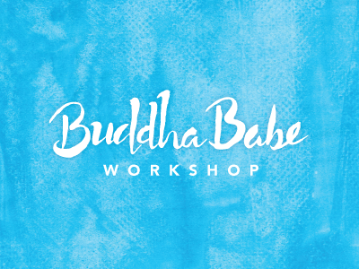 Buddha Babe type ideas branding brush buddha hand drawn ink logo script type typography yoga