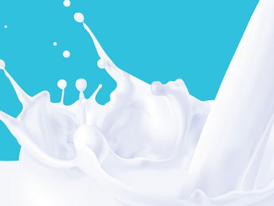 Milk beverage design digital illustration gradient mesh illustrator milk silk almond milk