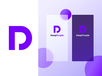 DP logo design - DailyUI 5 dailyui dailyui 005 design glassmorphism logo purple purple logo ui