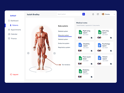 daffodil, an electronic health record platform