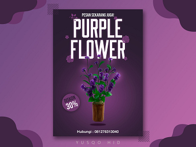 Purple Product Poster Design branding design graphic design poster design product purple ui vector