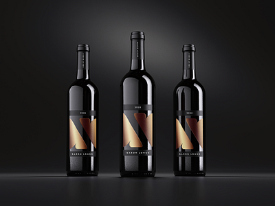 X Wine Label Design