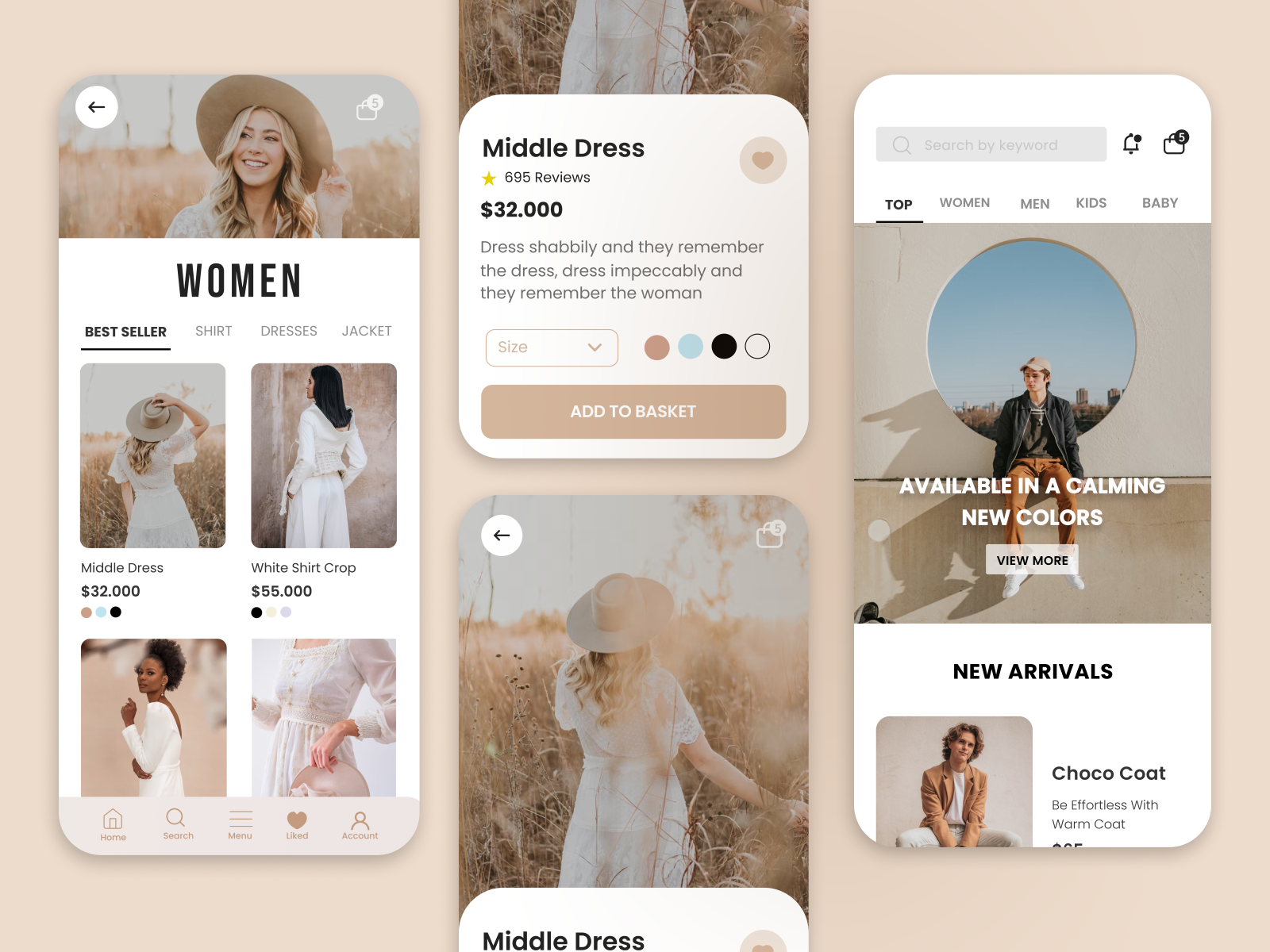 Clothing Store Mobile Apps by Erikawidya on Dribbble