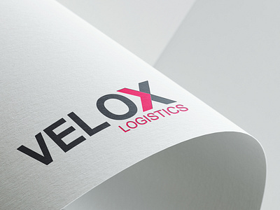 Velox logistics company logo