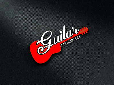Guitar logo design