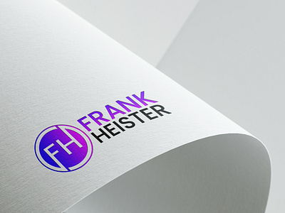 Frank Heister logo creative fh logo fh logo frank heister logo logo design logo designer