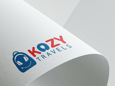 Kozy Travel logo kozy travel logo travel accessories logo travel bag logo travel logo design