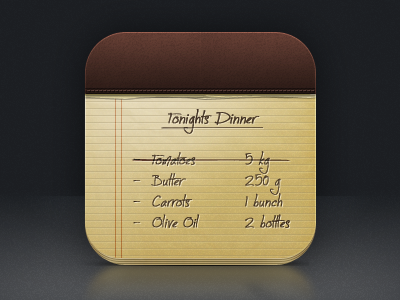 Notes icon icon iphone notes