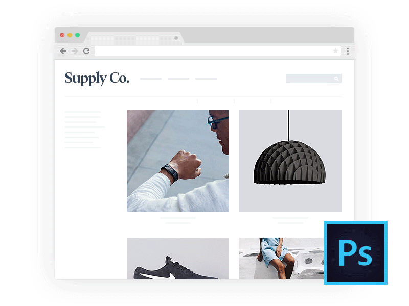 Free Photoshop Browser Templates freebie free ui minimal clean flat firefox internet explorer safari chrome browsers photoshop