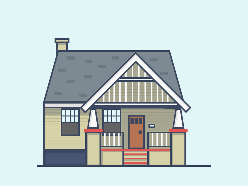 Craftsman Cottage by Patrick Ward on Dribbble