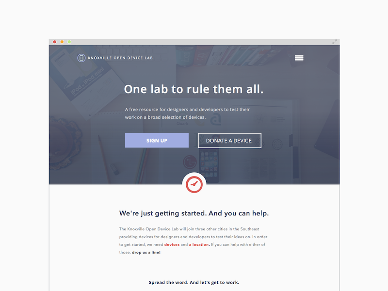 Knoxville Open Device Lab knoxville open device lab responsive rwd web design ui open source sketch