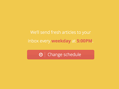 Fresh content strategy debut newsletter schedule